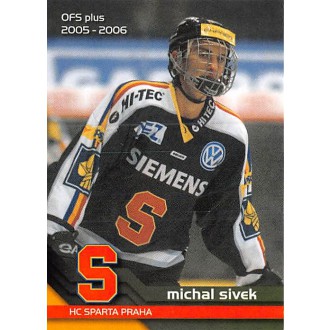 Extraliga OFS - Sivek Michal - 2005-06 OFS No.311