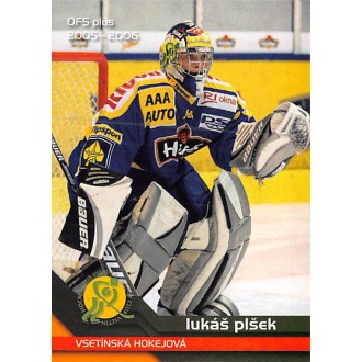 Extraliga OFS - Plšek Lukáš - 2005-06 OFS No.374