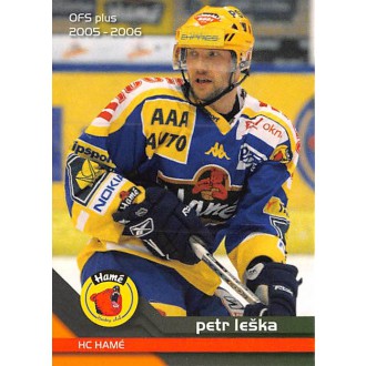 Extraliga OFS - Leška Petr - 2005-06 OFS No.377