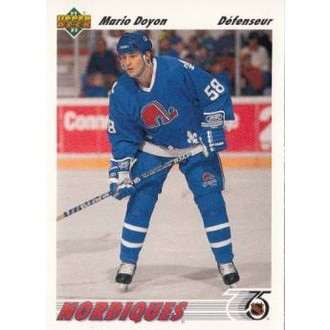 Řadové karty - Doyon Mario - 1991-92 Upper Deck French No.411