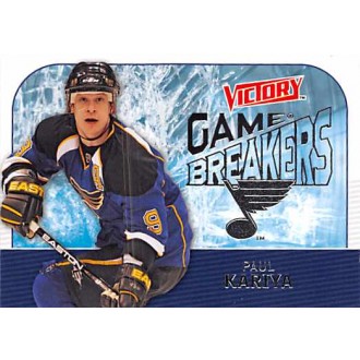 Insertní karty - Kariya Paul - 2009-10 Victory Game Breakers No.GB49