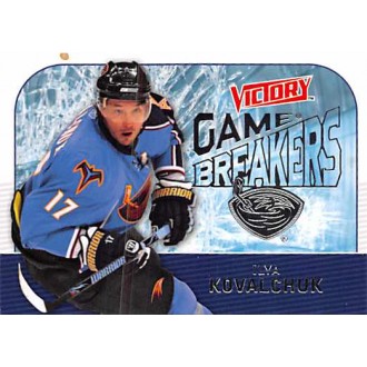 Insertní karty - Kovalchuk Ilya - 2009-10 Victory Game Breakers No.GB13