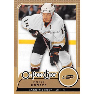 Řadové karty - Kunitz Chris - 2008-09 O-Pee-Chee No.136