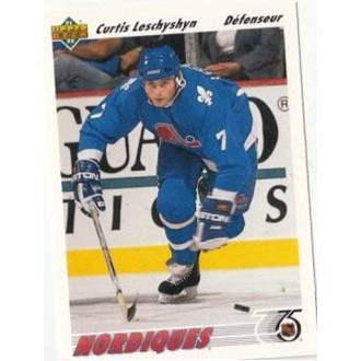 Řadové karty - Leschyshyn Curtis - 1991-92 Upper Deck French No.413