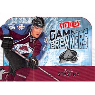Insertní karty - Stastny Paul - 2009-10 Victory Game Breakers No.GB9