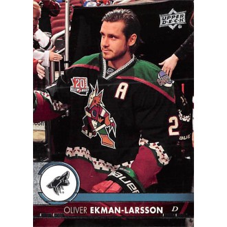 Řadové karty - Ekman-Larsson Oliver - 2017-18 Upper Deck No.12