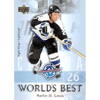 Insertní karty - St.Louis Martin - 2004-05 Upper Deck Worlds Best No.WB3