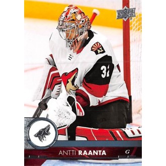 Řadové karty - Raanta Antti - 2017-18 Upper Deck No.257