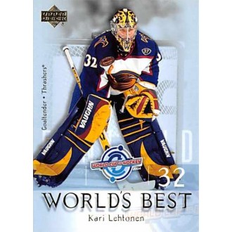 Insertní karty - Lehtonen Kari - 2004-05 Upper Deck World’s Best No.WB13