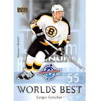 Insertní karty - Gonchar Sergei - 2004-05 Upper Deck World’s Best No.WB17