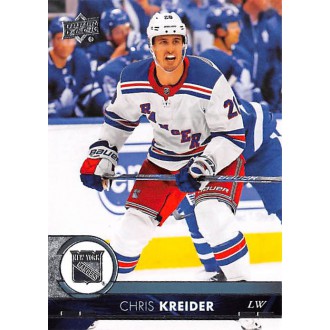 Řadové karty - Kreider Chris - 2017-18 Upper Deck No.376