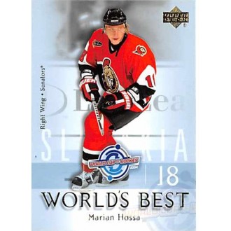 Insertní karty - Hossa Marián - 2004-05 Upper Deck World’s Best No.WB22