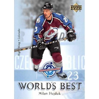 Insertní karty - Hejduk Milan - 2004-05 Upper Deck World’s Best No.WB8