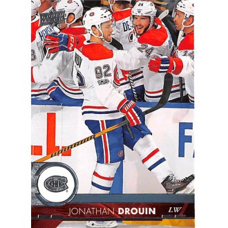 Řadové karty - Drouin Jonathan - 2017-18 Upper Deck No.349