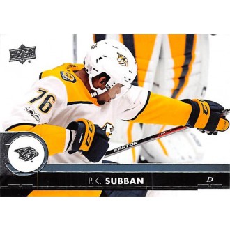 Řadové karty - Subban P.K. - 2017-18 Upper Deck No.358