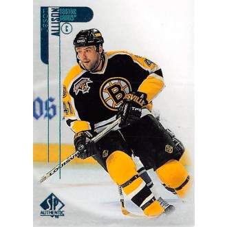 Řadové karty - Allison Jason - 1998-99 SP Authentic No.6