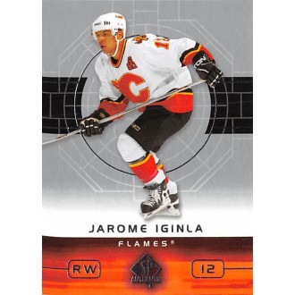 Řadové karty - Iginla Jarome - 2002-03 SP Authentic No.12