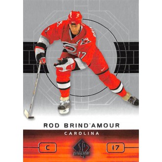 Řadové karty - Brind´Amour - 2002-03 SP Authentic No.15