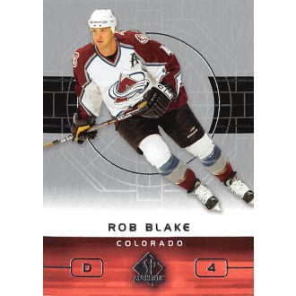 Řadové karty - Blake Rob - 2002-03 SP Authentic No.24