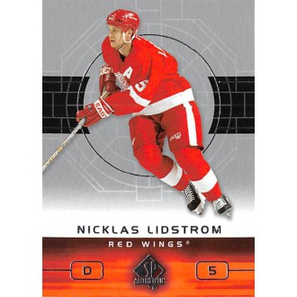 Řadové karty - Lidstrom Nicklas - 2002-03 SP Authentic No.34