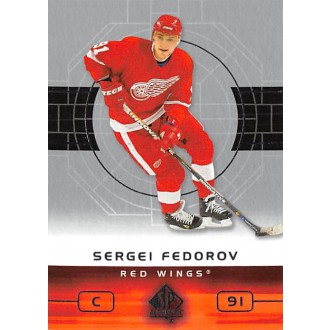 Řadové karty - Fedorov Sergei - 2002-03 SP Authentic No.35