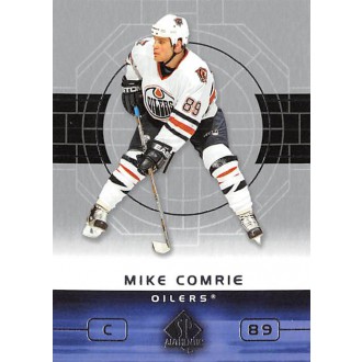 Řadové karty - Comrie Mike - 2002-03 SP Authentic No.37
