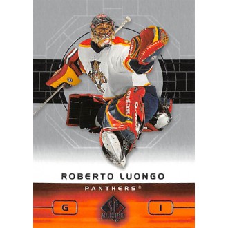 Řadové karty - Luongo Roberto - 2002-03 SP Authentic No.40