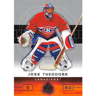 Řadové karty - Theodore Jose - 2002-03 SP Authentic No.47