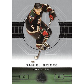 Řadové karty - Briere Daniel - 2002-03 SP Authentic No.71