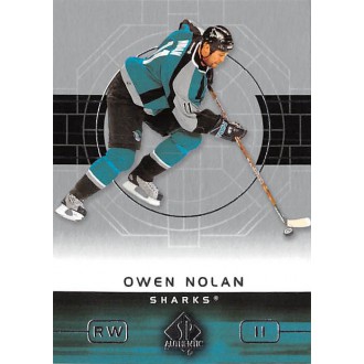Řadové karty - Nolan Owen - 2002-03 SP Authentic No.75