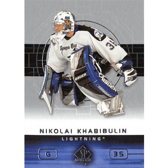 Řadové karty - Khabibulin Nikolai - 2002-03 SP Authentic No.80