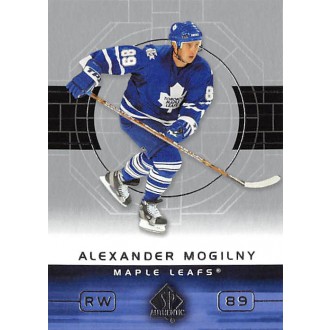 Řadové karty - Mogilny Alexander - 2002-03 SP Authentic No.82