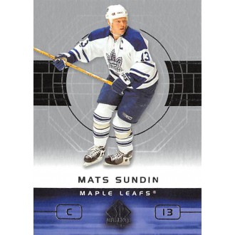 Řadové karty - Sundin Mats - 2002-03 SP Authentic No.84