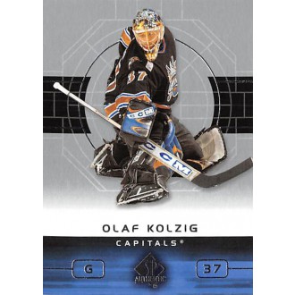 Řadové karty - Kolzig Olaf - 2002-03 SP Authentic No.89