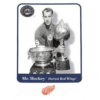 Řadové karty - Howe Gordie - 2001-02 Greats of the Game No.1