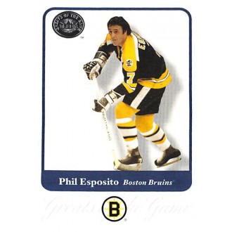 Řadové karty - Esposito Phil - 2001-02 Greats of the Game No.5