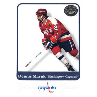 Řadové karty - Maruk Dennis - 2001-02 Greats of the Game No.6