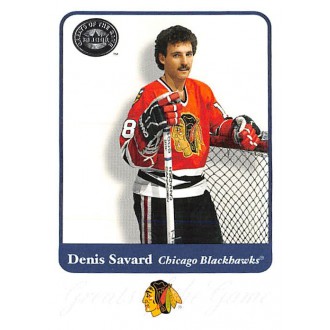 Řadové karty - Savard Denis - 2001-02 Greats of the Game No.22