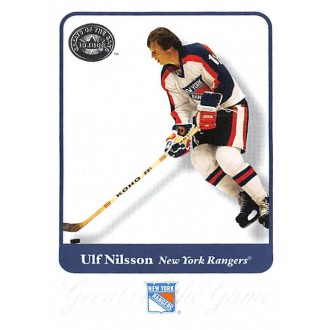 Řadové karty - Nilsson Ulf - 2001-02 Greats of the Game No.26