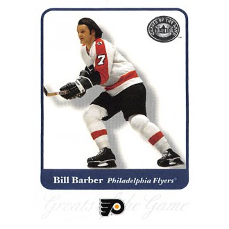 Řadové karty - Barber Bill - 2001-02 Greats of the Game No.38