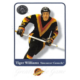 Řadové karty - Williams Tiger - 2001-02 Greats of the Game No.39