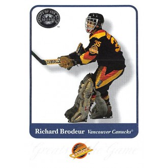 Řadové karty - Brodeur Richard - 2001-02 Greats of the Game No.48