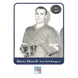 Řadové karty - Howell Harry - 2001-02 Greats of the Game No.58