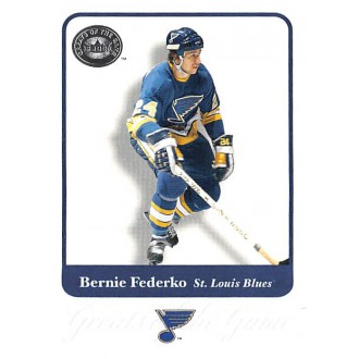 Řadové karty - Federko Bernie - 2001-02 Greats of the Game No.63
