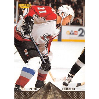 Řadové karty - Forsberg Peter - 1996-97 Pinnacle No.78