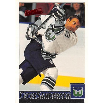 Řadové karty - Sanderson Geoff - 1995-96 Bowman No.67