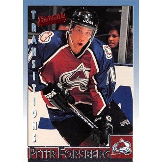 Řadové karty - Forsberg Peter - 1995-96 Bowman No.85