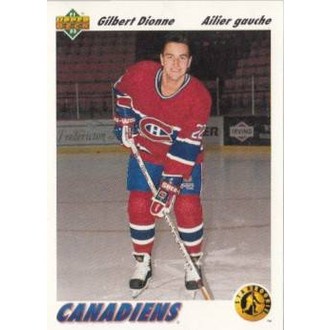 Řadové karty - Dionne Gilbert - 1991-92 Upper Deck French No.448