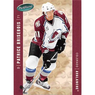 Řadové karty - Brisebois Patrice - 2005-06 Parkhurst No.128