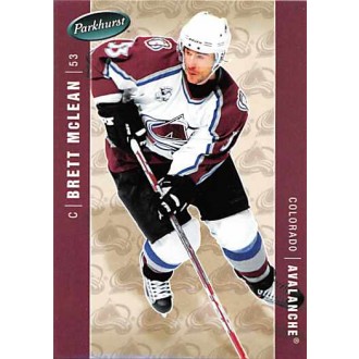 Řadové karty - McLean Brett - 2005-06 Parkhurst No.131